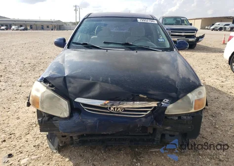 2007 Kia Spectra Ex from USA, damaged, VIN KNAFE121575442273